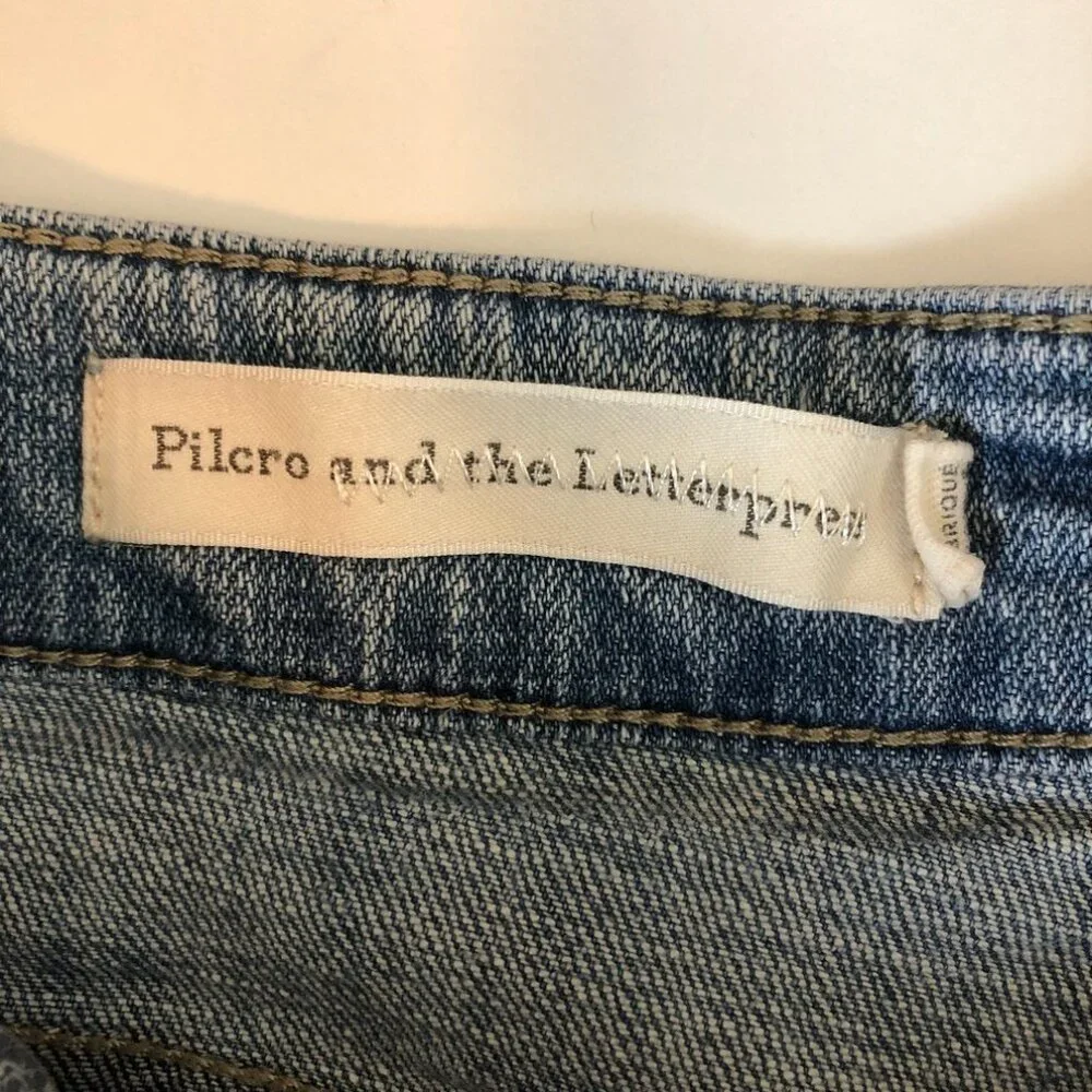 Anthropologie Pilcro & The Letterpress Slim Boyfriend Denim Shorts Size 25 - Picture 3 of 5